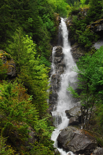 Waterfall in North Cascades, WA